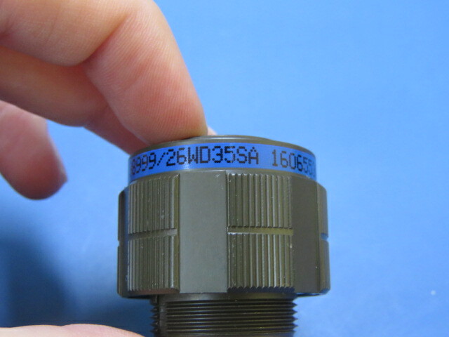 ITT CANNON D38999/26WD35SA Qty of 1 per Lot 37 Position Circular Connector Plu