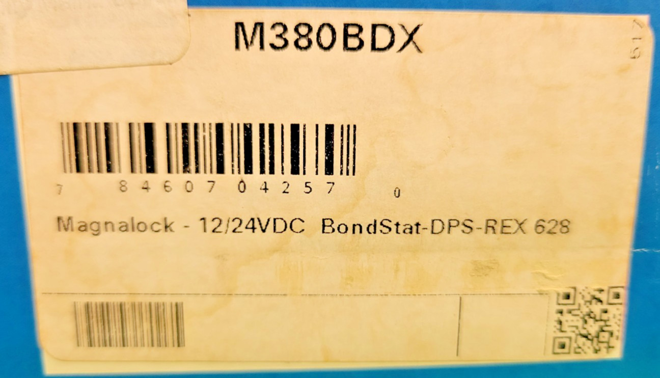 5️⃣ SECURITRON M380BDX HIGH SECURITY MAGNALOCK PESSCO OFFERING 1 G100825-3-17 🗽