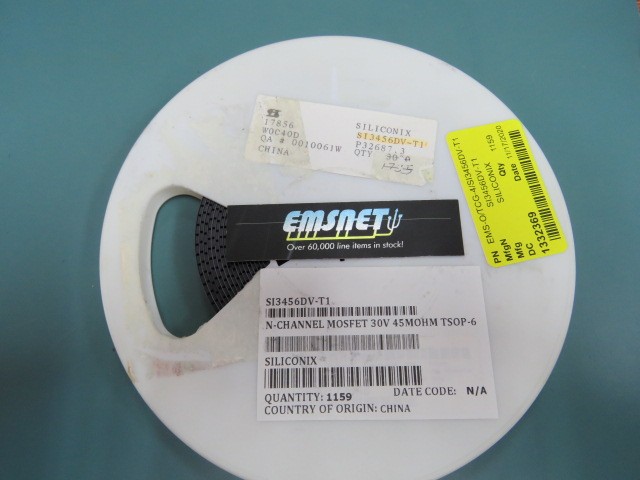 SILICONIX SI3456DV-T1 Qty of 1100 per Lot N-CHANNEL MOSFET 30V 45MOHM TSOP-6
