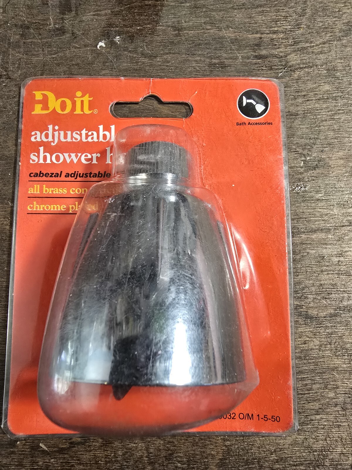 NEW Do It Adjustable Shower Head 419052 OM 1-5-50 *FREE SHIPPING*