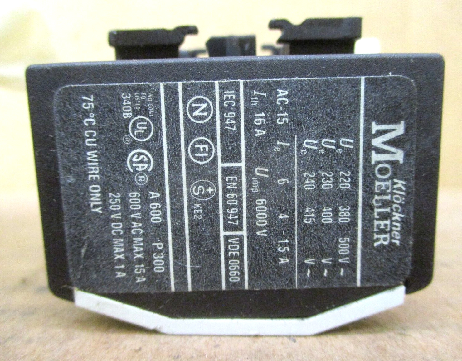 Moeller DIL 00 M-G Contactor 31 DIL M 24VDC 50056HM