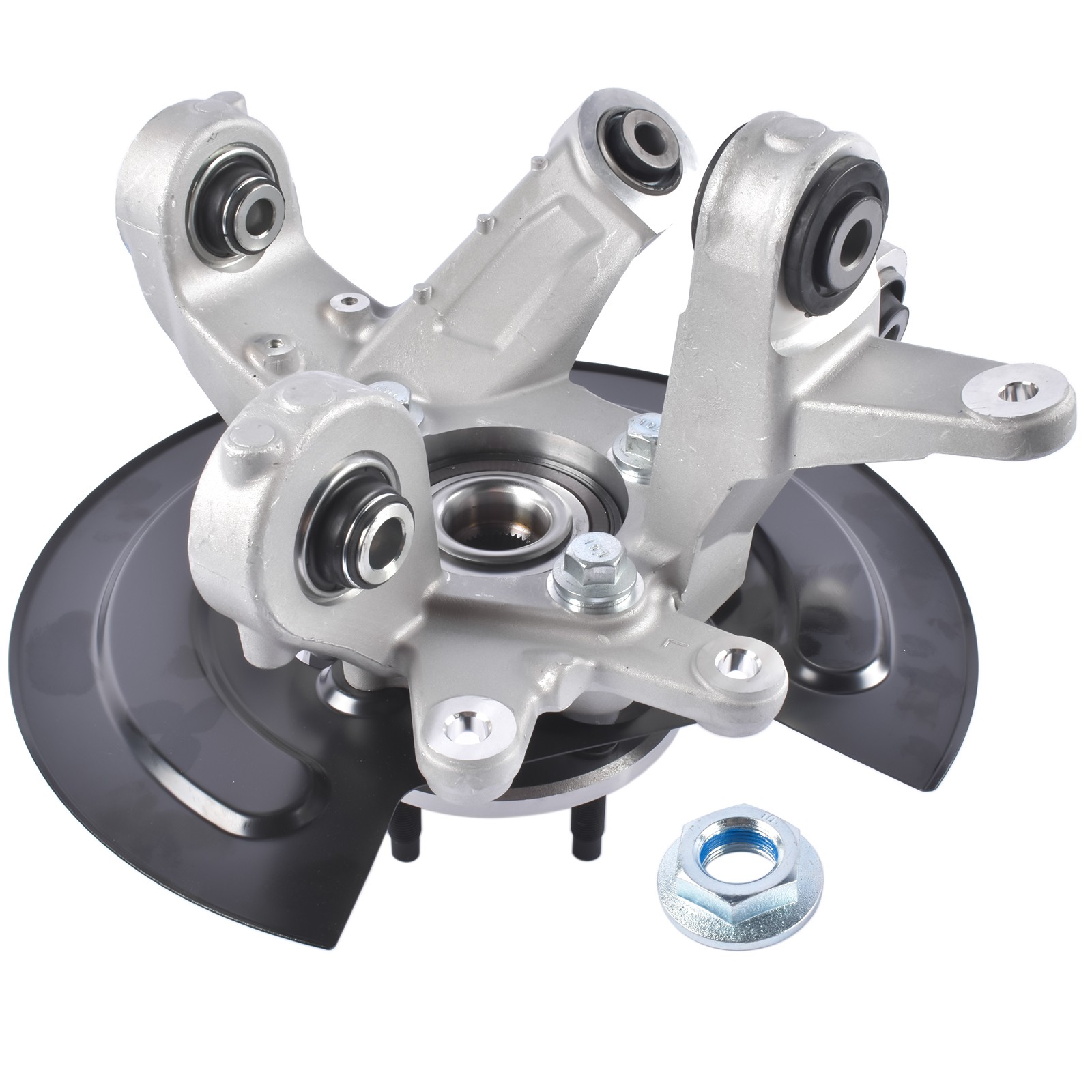 Rear Left Steering Knuckle & Wheel Bearing Hub Assembly Replacement- 2011-2019 F