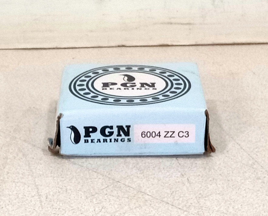 1 NEW PGN 6004 ZZ C3 PREMIUM METAL SEALED BEARING NIB ***MAKE OFFER***