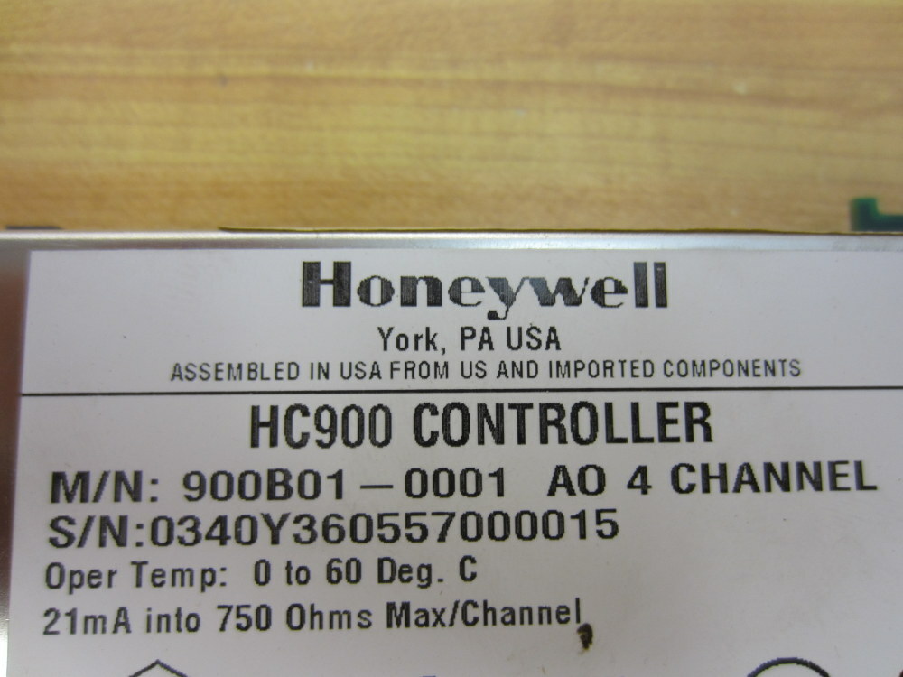 Honeywell 900B01-0001 HC900 4-Pt.Analog Output Module 900B010001