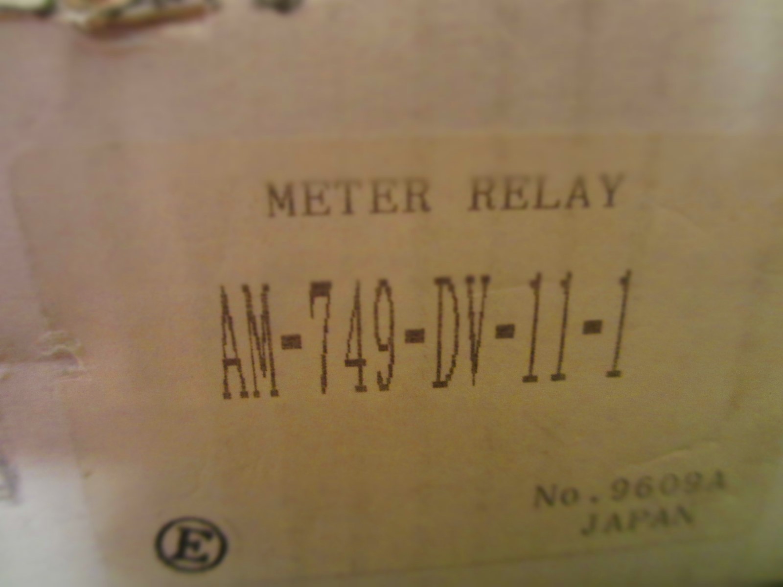 Asahi Keiki AM-749-DV-11-1 Digital Panel Meter Relay