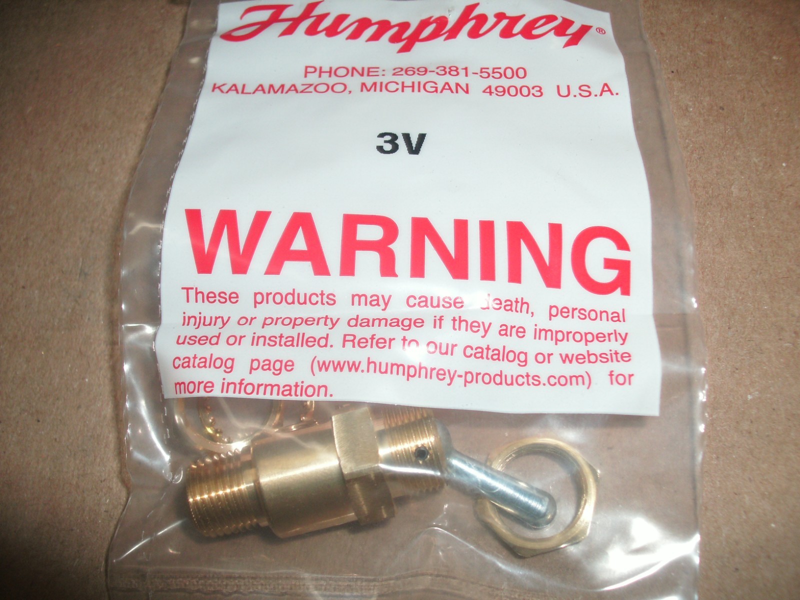 HUMPHREY 3V 3-WAY PNEUMATIC TOGGLE VALVE – 12 AVAILABLE