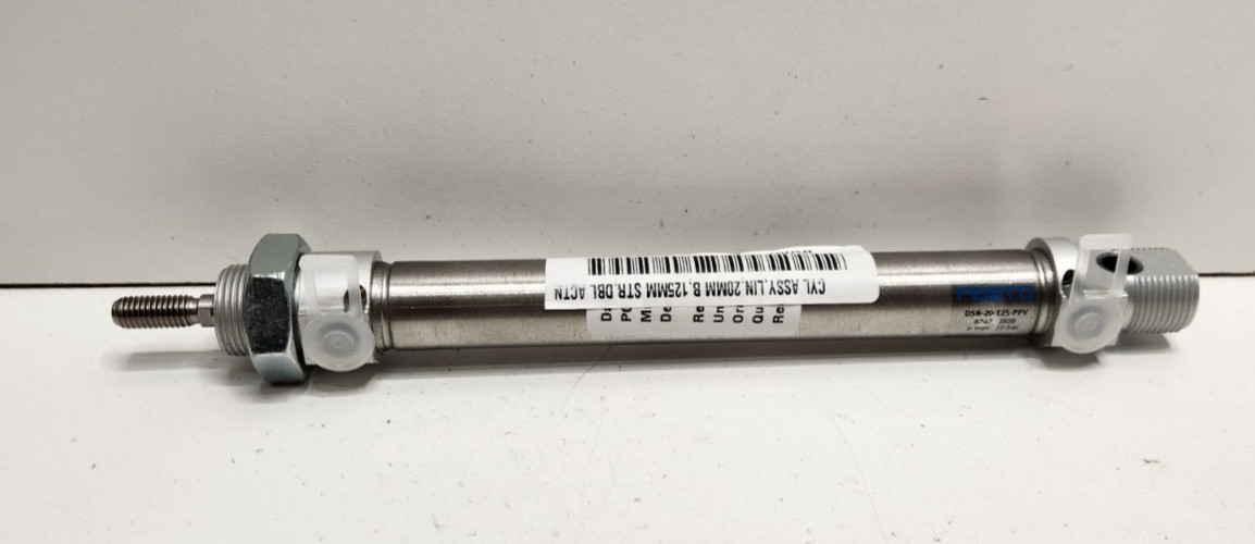 NEW NO BOX! FESTO 20MM BORE X 125MM STROKE PNEUMATIC CYLINDER DSN-20-125-PPV