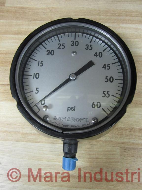 Ashcroft 45-1279AS-02L-60 4.5″ Pressure Gauge 451279AS02L60