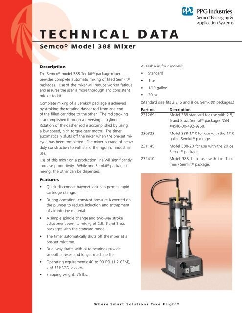 SEMCO Model 388 AUTOMATIC SEALANT PACKAGE MIXER Free Shipping