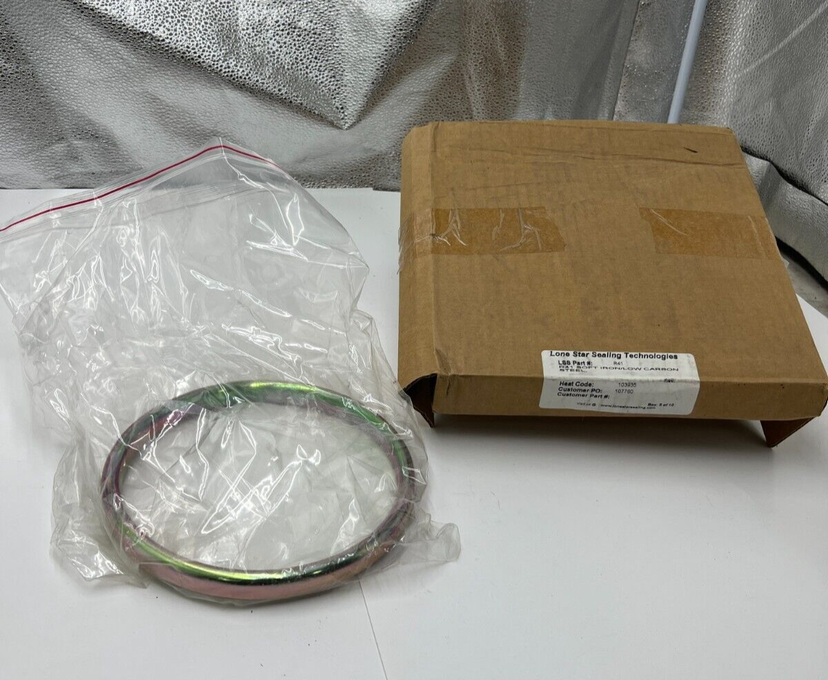 (QTY 3) Lone Star R41 Soft Iron Low Carbon Steel Oval Zinc Plated
