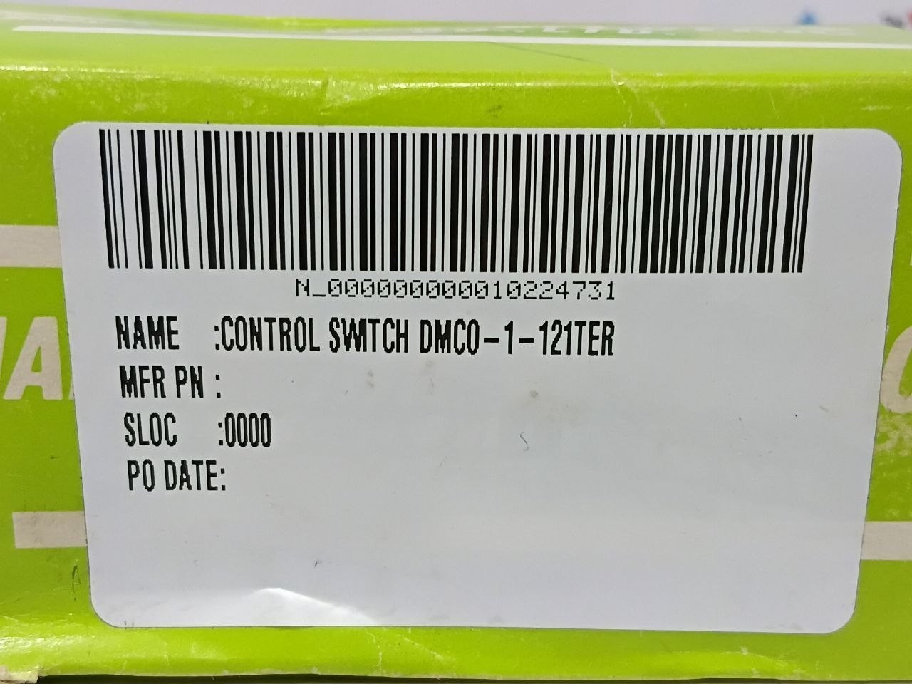 Nakamura Electric DM-20 Control Switch DMC0-1-121TER 41-17585 AC220V 15A
