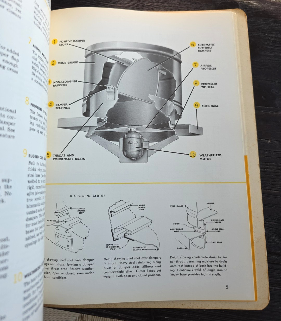 C. 1960s Robbins & Myers Inc Propellair Axial Fans Sales Bulletin Catalog