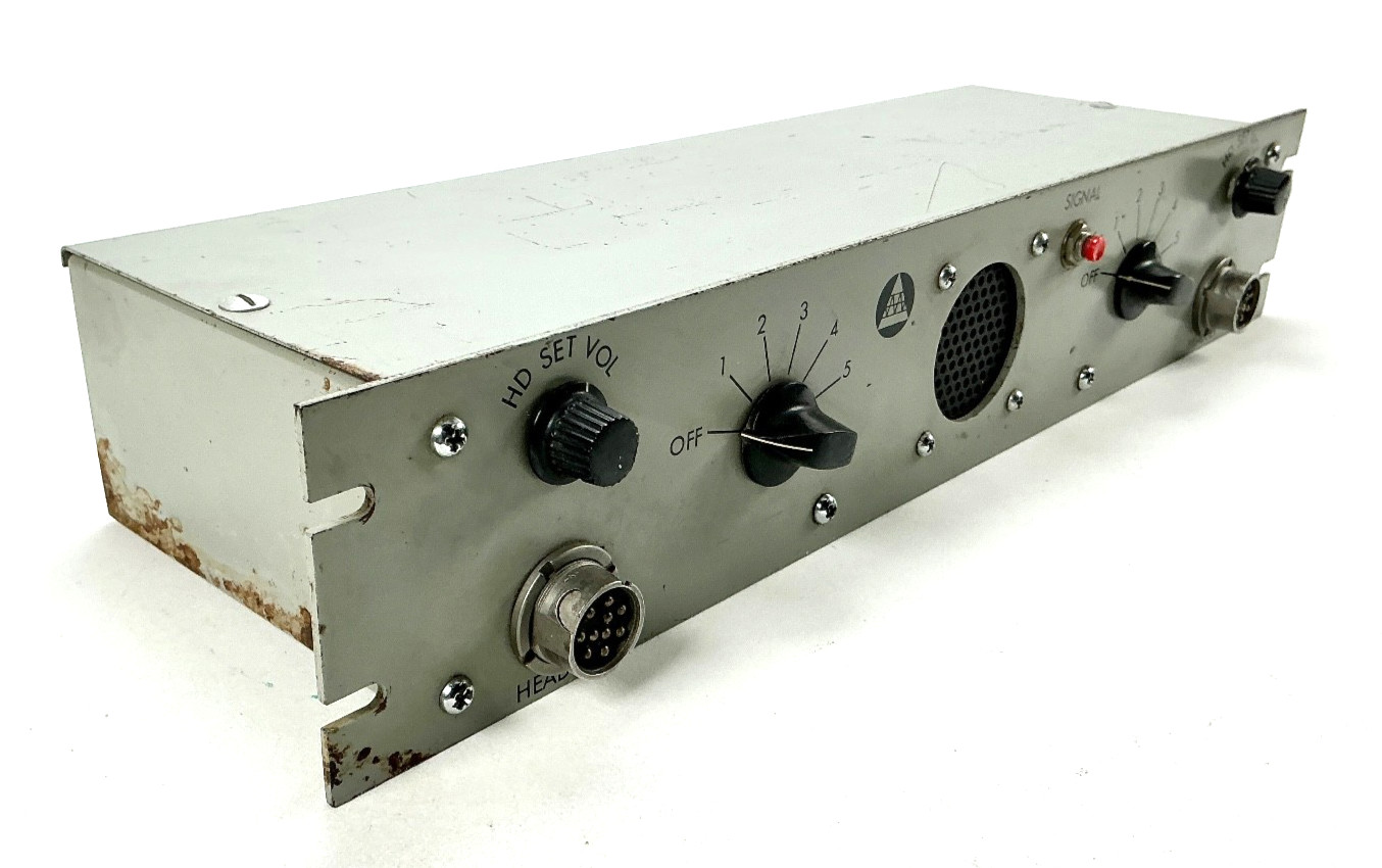 Vintage Nortronics Dual Operator Station Headset Intercom 24620066-1 Northrop