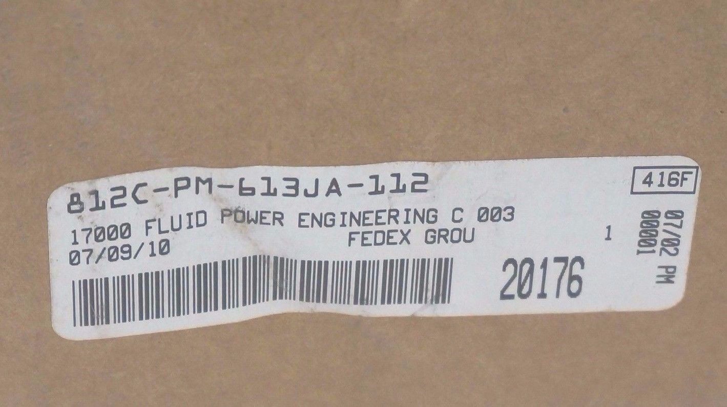 NEW MAC 812C-PM-613JA-112 SOLENOID VALVE 812CPM613JA112