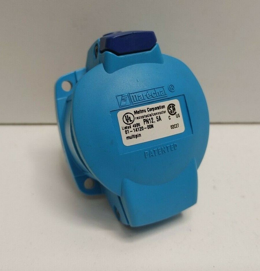 NEW OLD STOCK! MARECHAL 5A 600V PN12 RECEPTACLE CONNECTOR 01-M4120 01-14120-00N