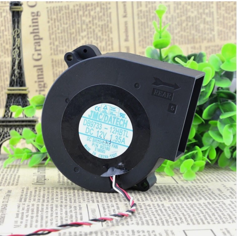 Dell JMC / DATECH DB9733-12HBTL DC12V 1.35A 9733 turbo i wheel fan