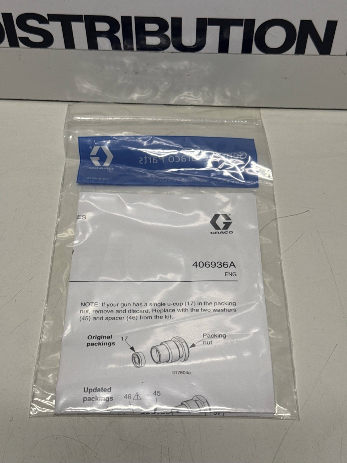GRACO 24B675 FLUID REPAIR KIT NSMP