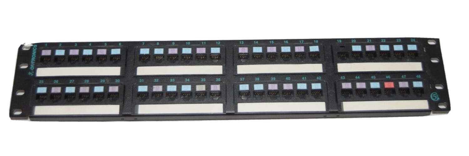 Ortronics OR-PHD5E6U48 48 PORT CAT 5E CLARITY PATCH PANEL