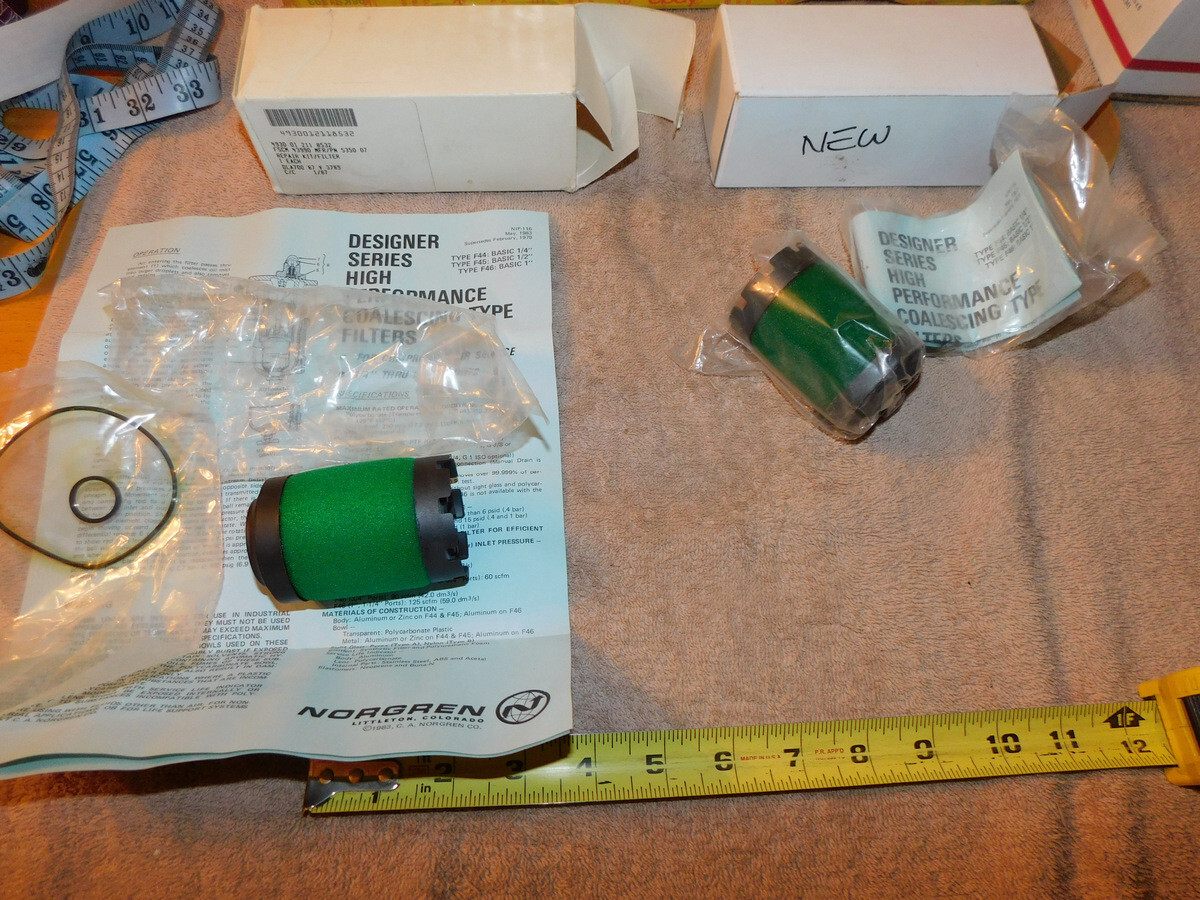 Norgren Filter 5350-03 Filter Kit 535003 GET 2 Repair Filter Kit Lot NIB