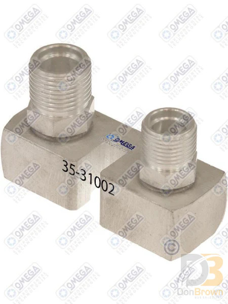 FITTING FORD COMPRESSOR FS10 PAD VOR #8 X #10 W O-RINGS 35-31002