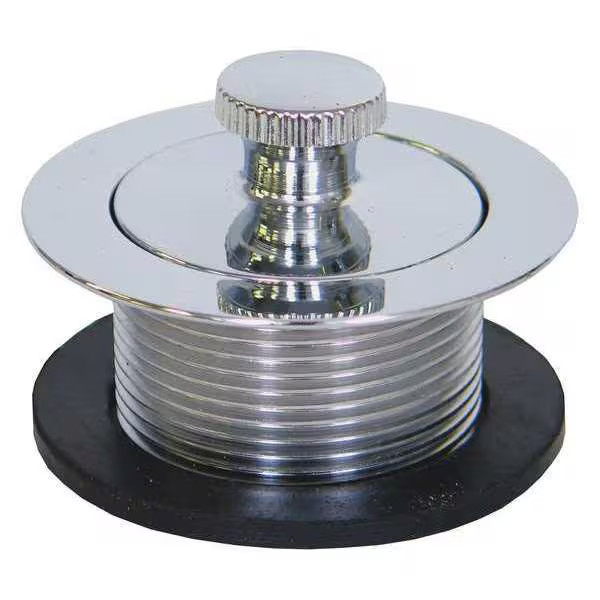 Kissler 1-7/8 Dia, Brass, Chrome, Lift and Spin, Drain Plug 58-7162 Kissler