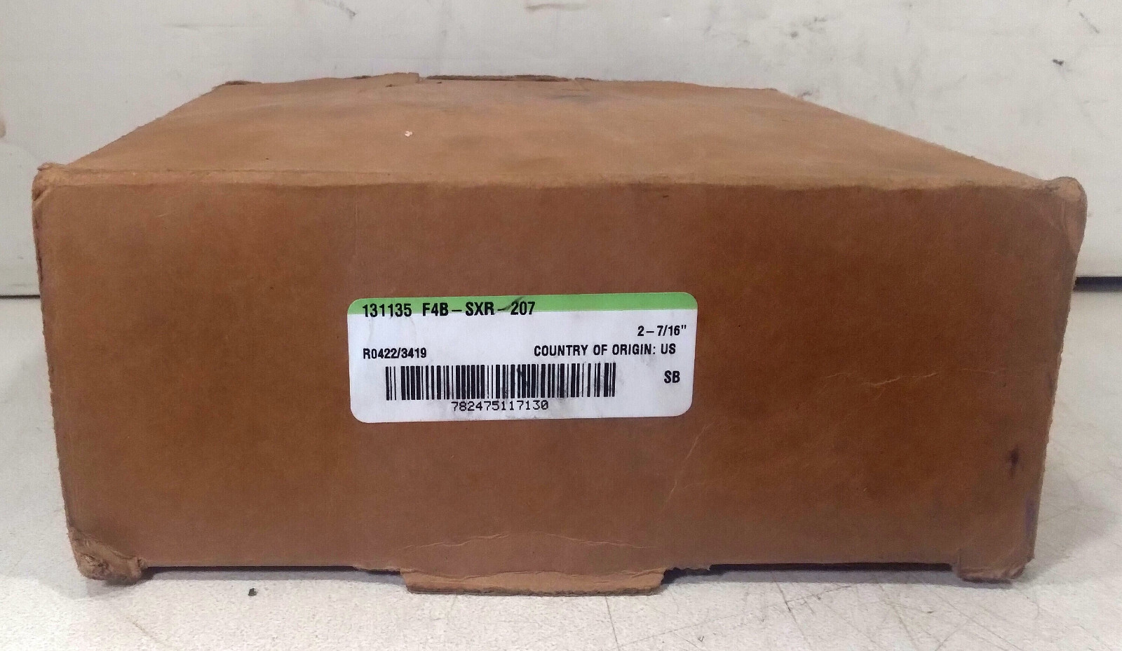 1 NEW DODGE F4B-SXR-207 4 BOLT FLANGE MOUNT BALL BEARING NIB ***MAKE OFFER***