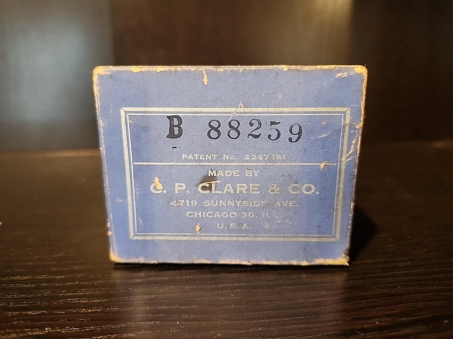 C.P. Clare & 34 E.C. Relay 600Ω 13800Turns