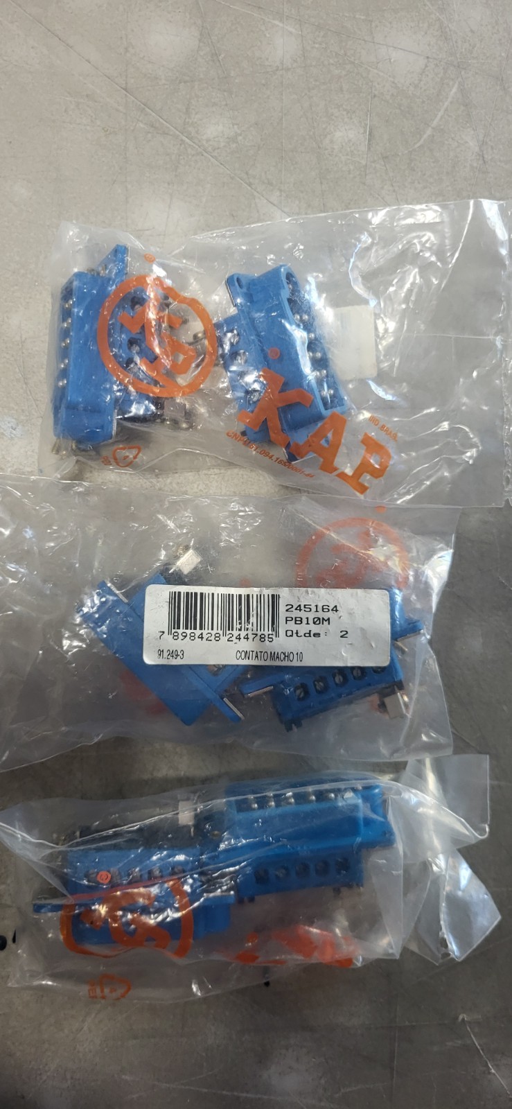PB10M (Kap Components) Male, Insert