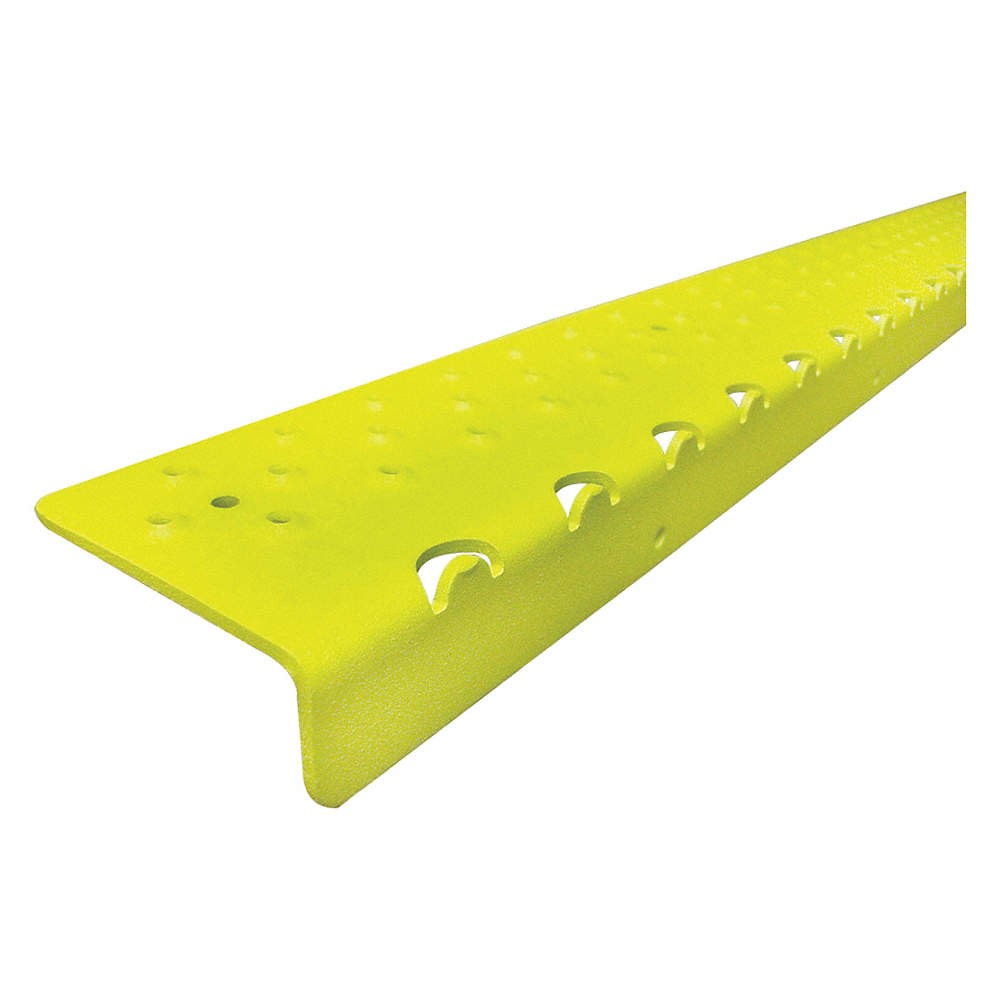 HANDI TREADS NSN122736YL0 Stair Nosing,Yellow,36″ W,2-3/4″ D 417T95