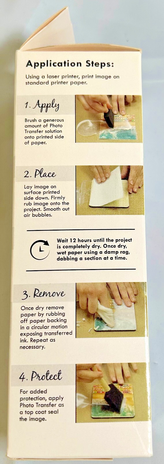 Arts And Crafts Photo Transfer System Matte Finish Rust-Oleum Photo Transfer X2