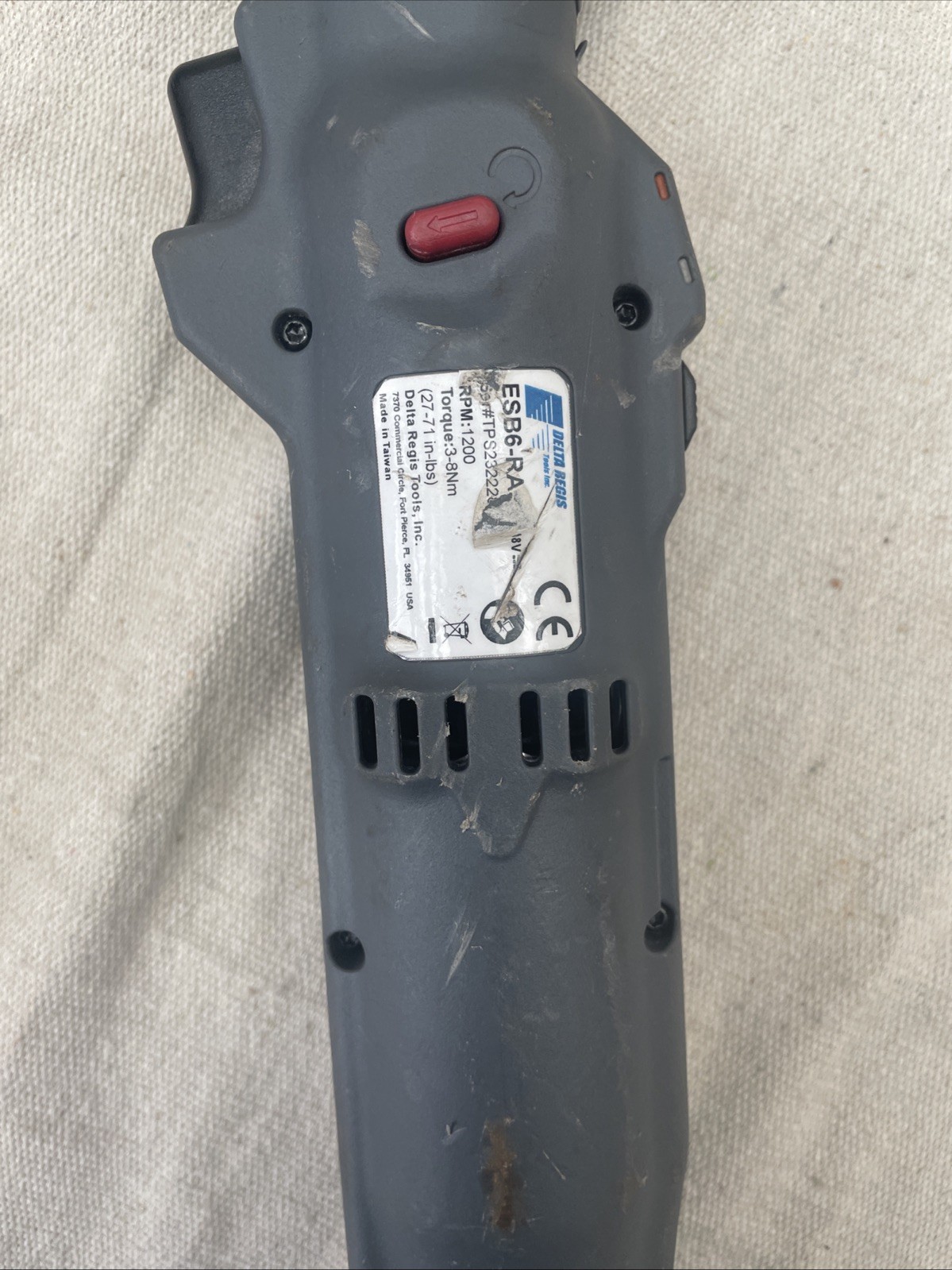 DELTA REGIS Cordless Torque Right Angle Screwdriver ESB6-RA8F tool-only