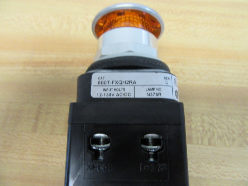 Allen Bradley 800T-FXQH2RA Button 800TFXQH2RA Amber