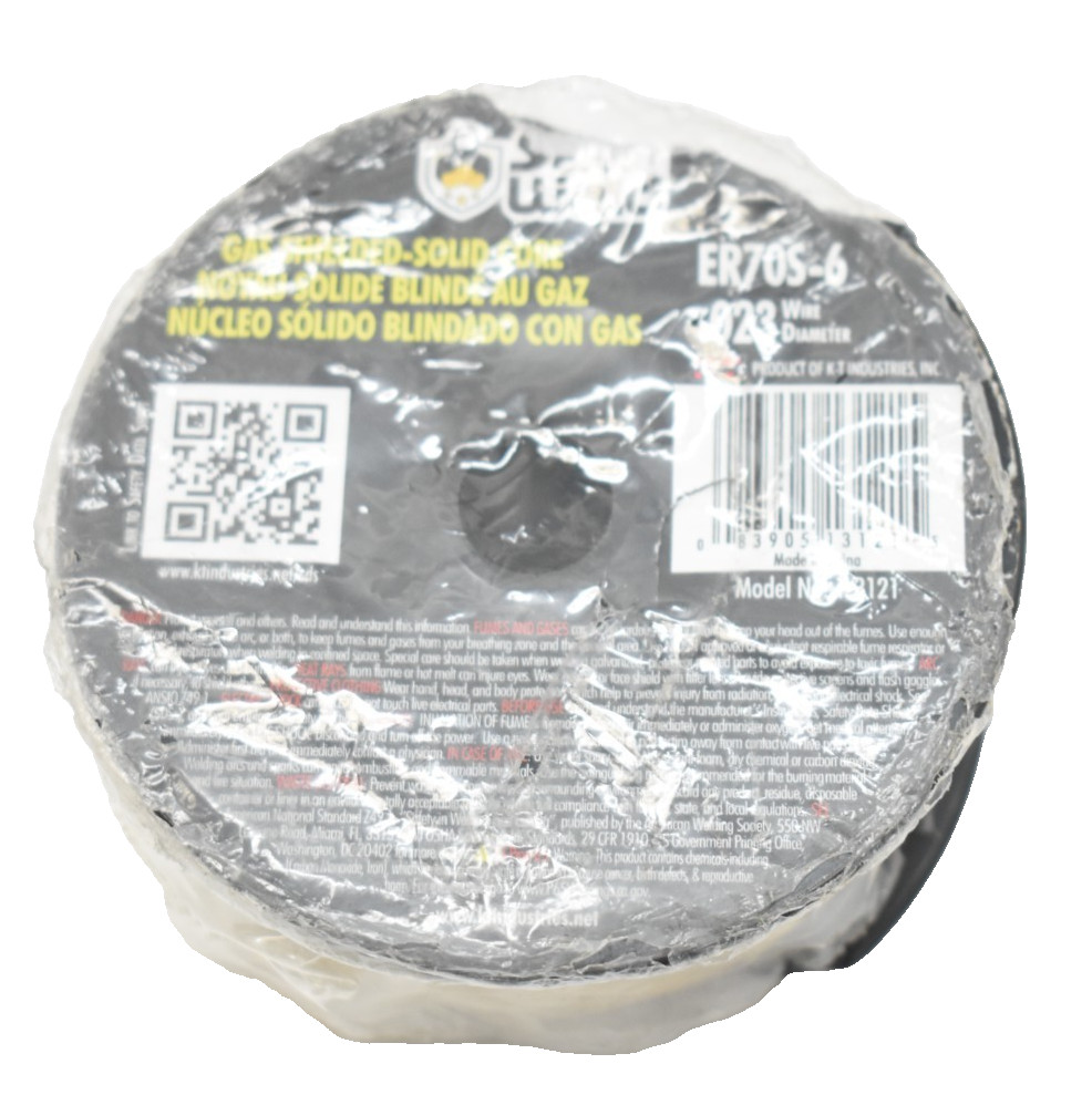 Industries Gas Shielded Solid Core Mild Steel .023″ 2lb ER70S-6 1-3121
