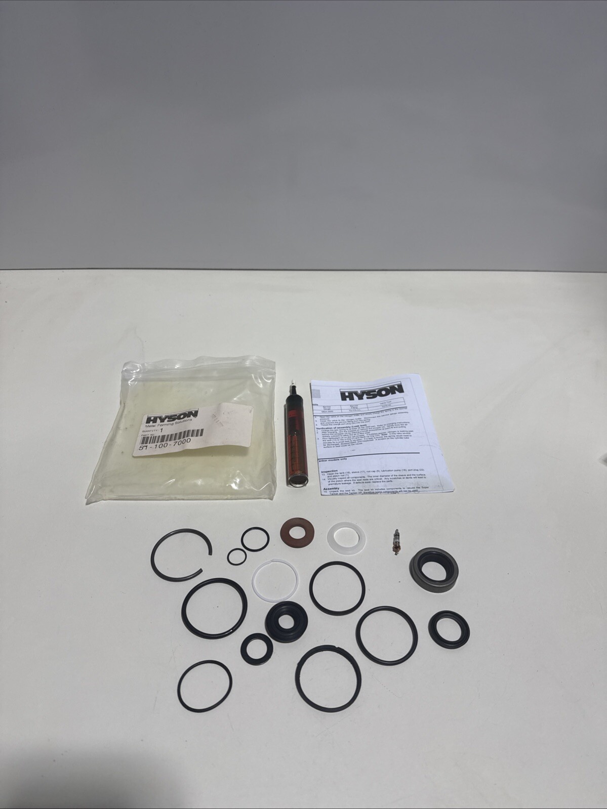 Hyson Seal Kit for TNK1 Nitrogen Gas Spring, 57-100-7000
