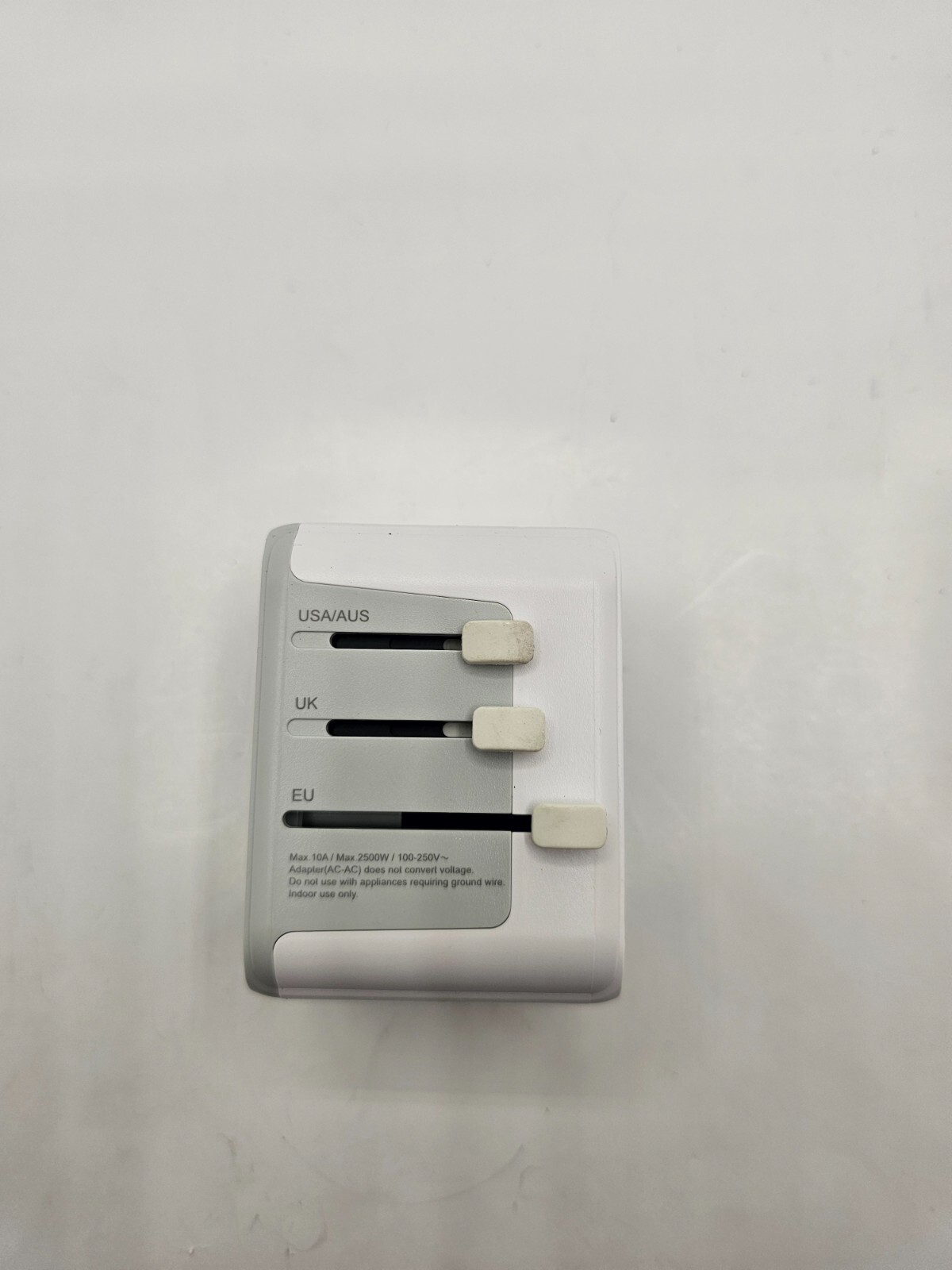 (QTY 2) Orcella Universal International Power Adapter with 4 USB Ports 633FC