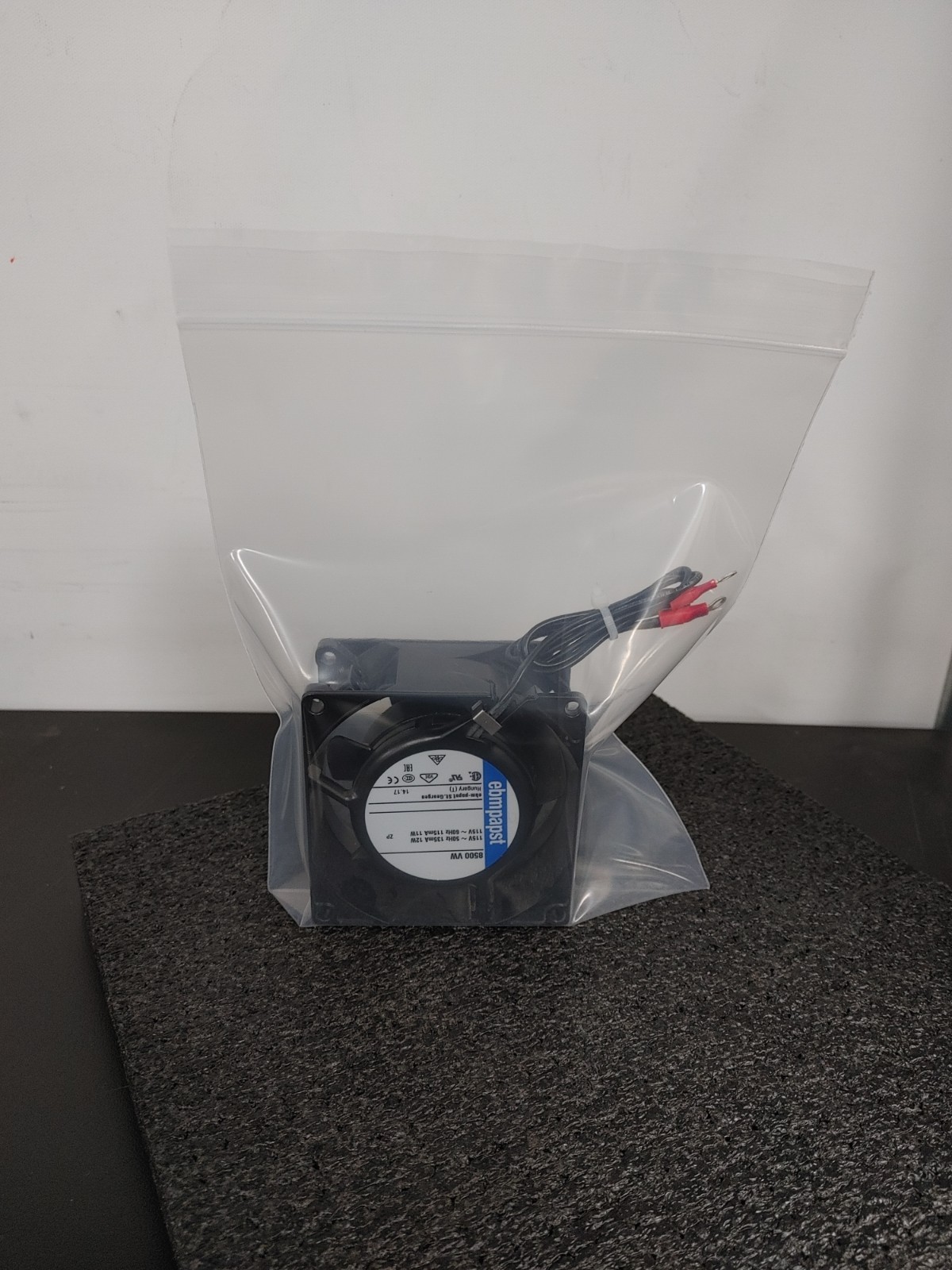 EBM PAPST 8500 VW 115V Square Sleeve Bearing AC Axial Fan