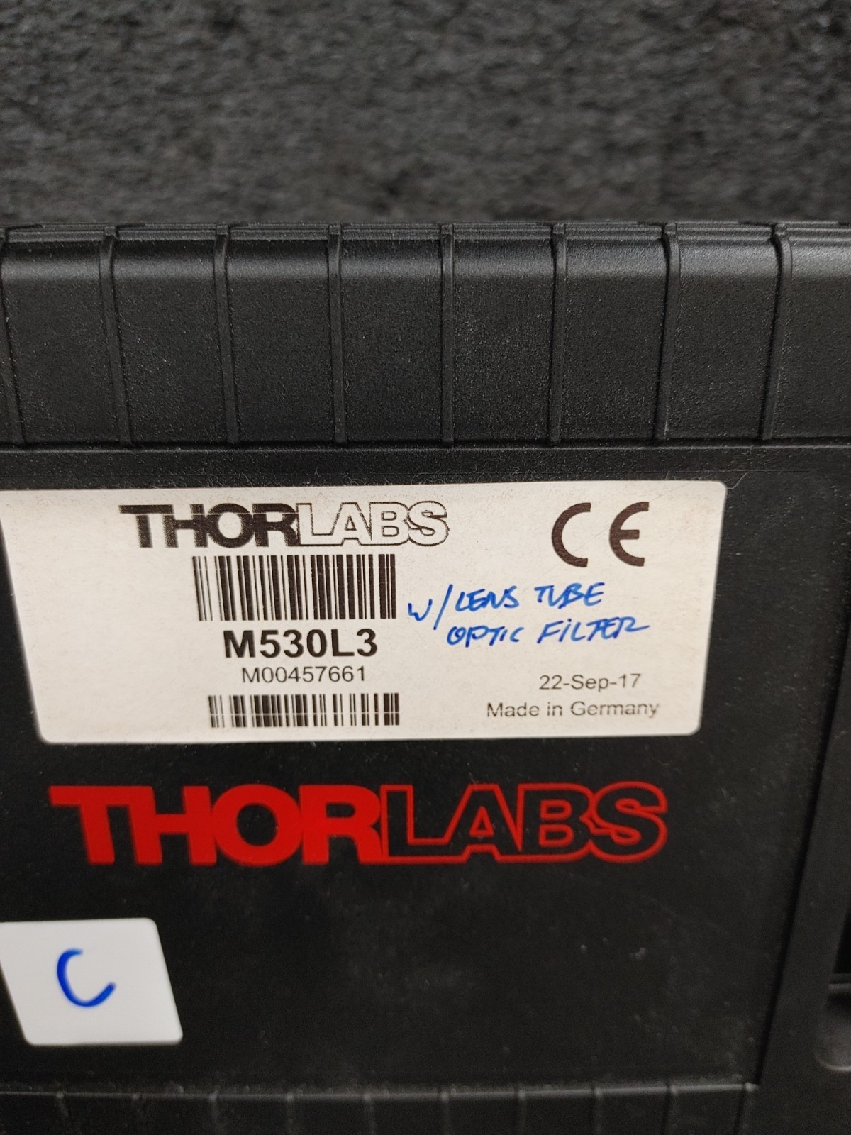 THORLABS M530L3 530 nm 350 mW 1000 mA Mounted LED w Lens Tube and Optic Filter