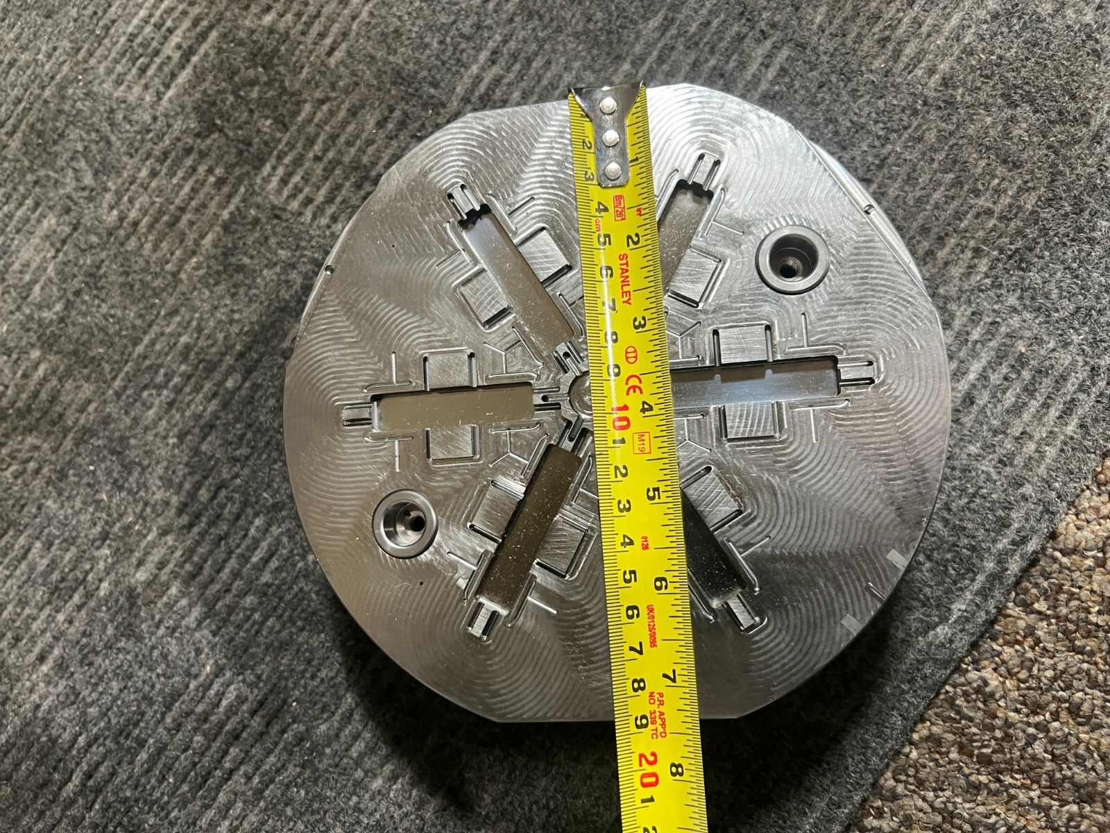 Machining Plate 85076 / Coupling Heavy Duty Steel, 7-3/4″ x 7-3/8″ x 2-3/4″