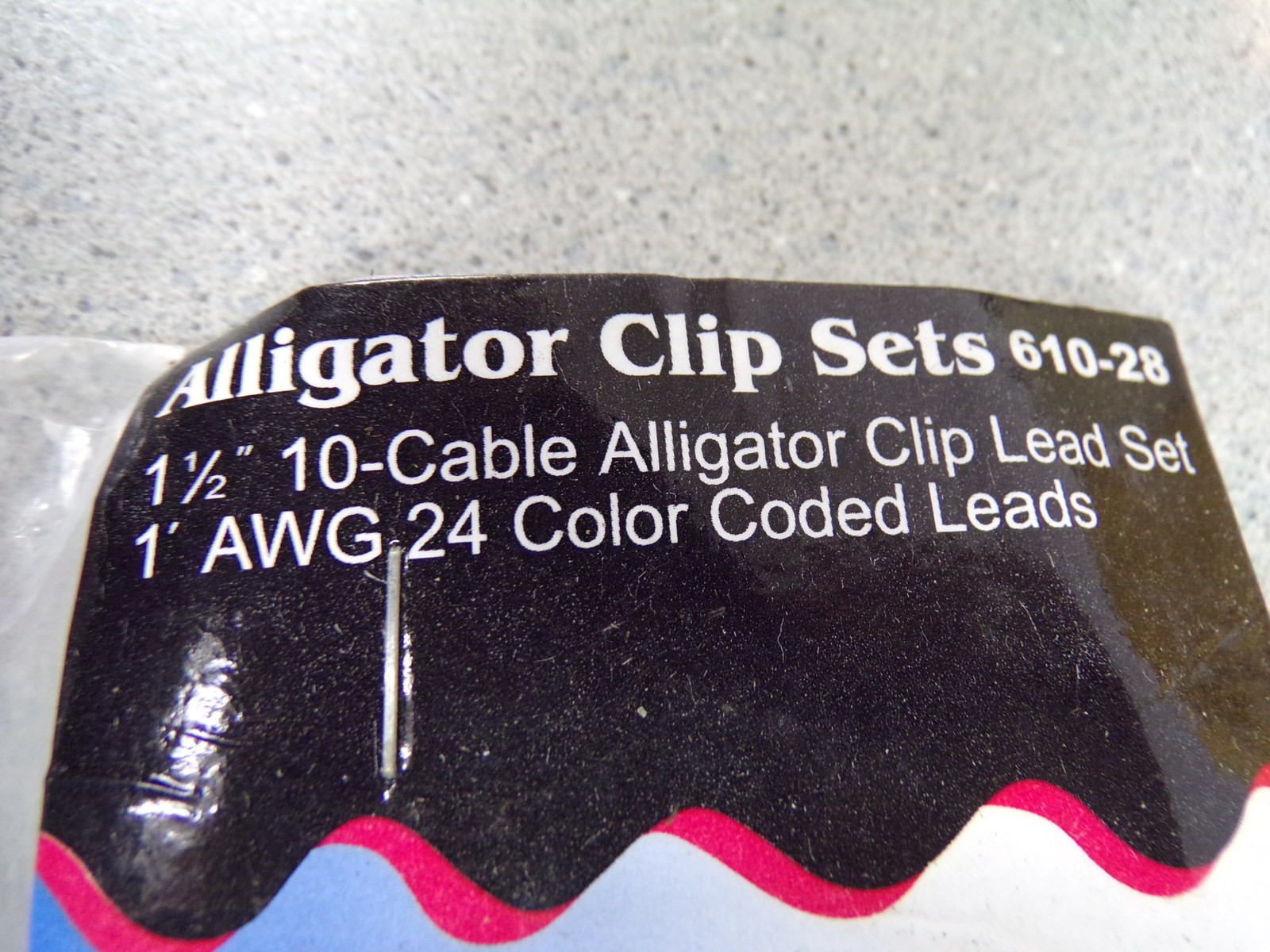 NEW Polytron 610-28 Alligator Clip Set 1-1/2″ 10-Cable Color Coded
