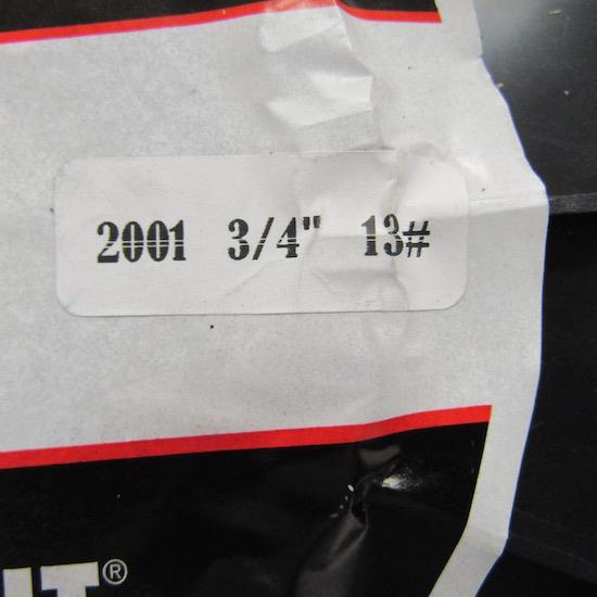 TEADIT STYLE 2001 3/4″ 13# 13LB SPOOL GRAPHITE FILLED PACKING GRAPHITE YARN