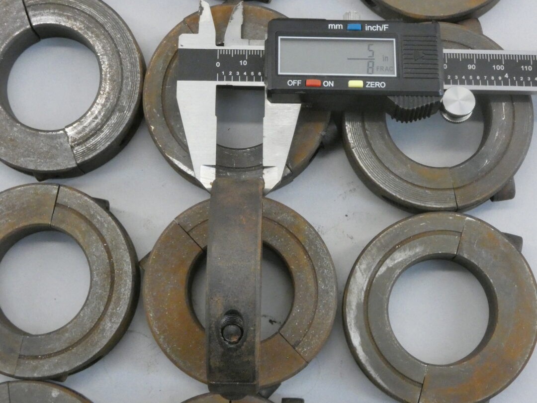 *Lot of 13* Two-Piece Shaft Collars 1-1/2″ Bore x 2-3/4″ OD x 5/8″ Black Oxide