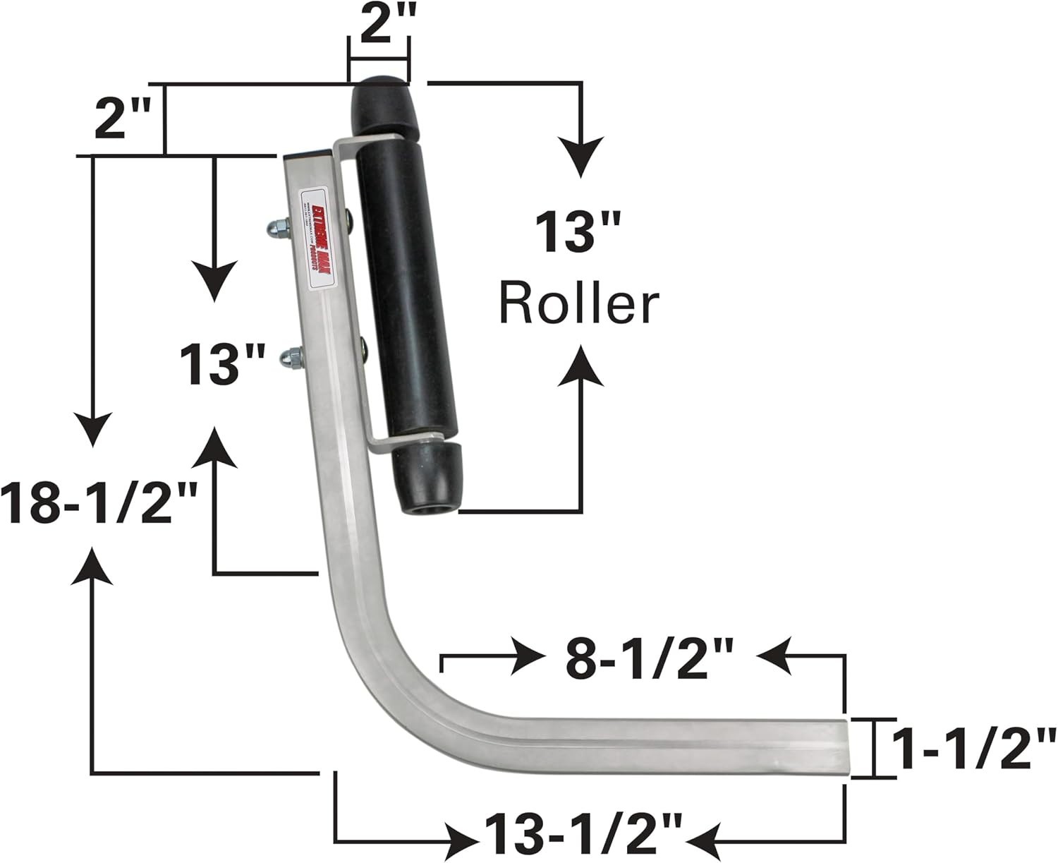 Boat Trailer Roller System with Horizontal Adjustment