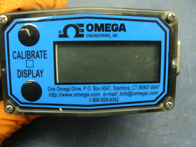 OMEGA FTB792 CALIBRATE DISPLAY, G2S10N09GMA 1″ INDUSTRIAL TURBINE FLOW METER