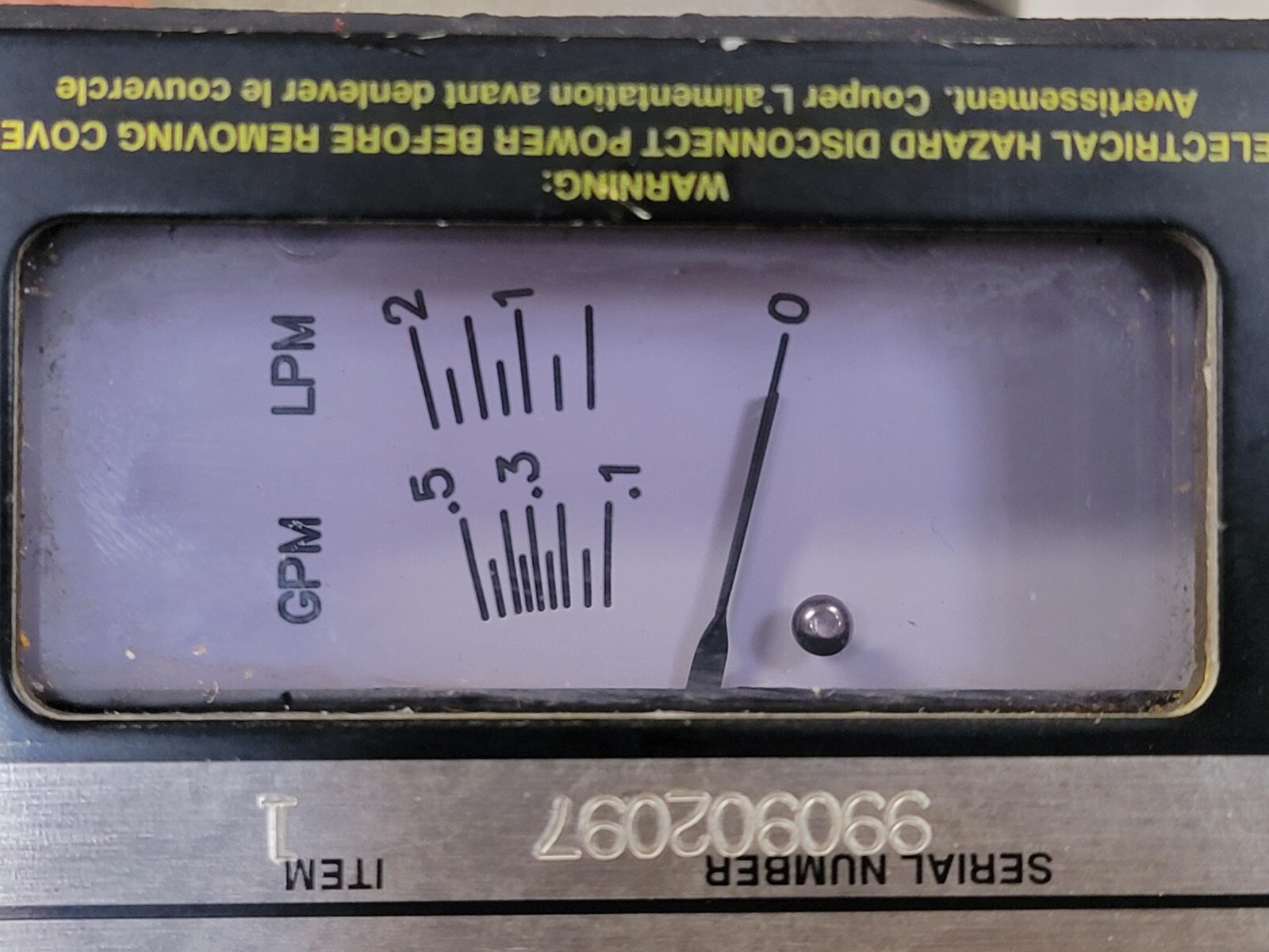 QTY 1 UNIVERSAL FLOW MONITOR 00.5GLM-4L-200V.9-A1WU-C-.2D LOC SHF K1