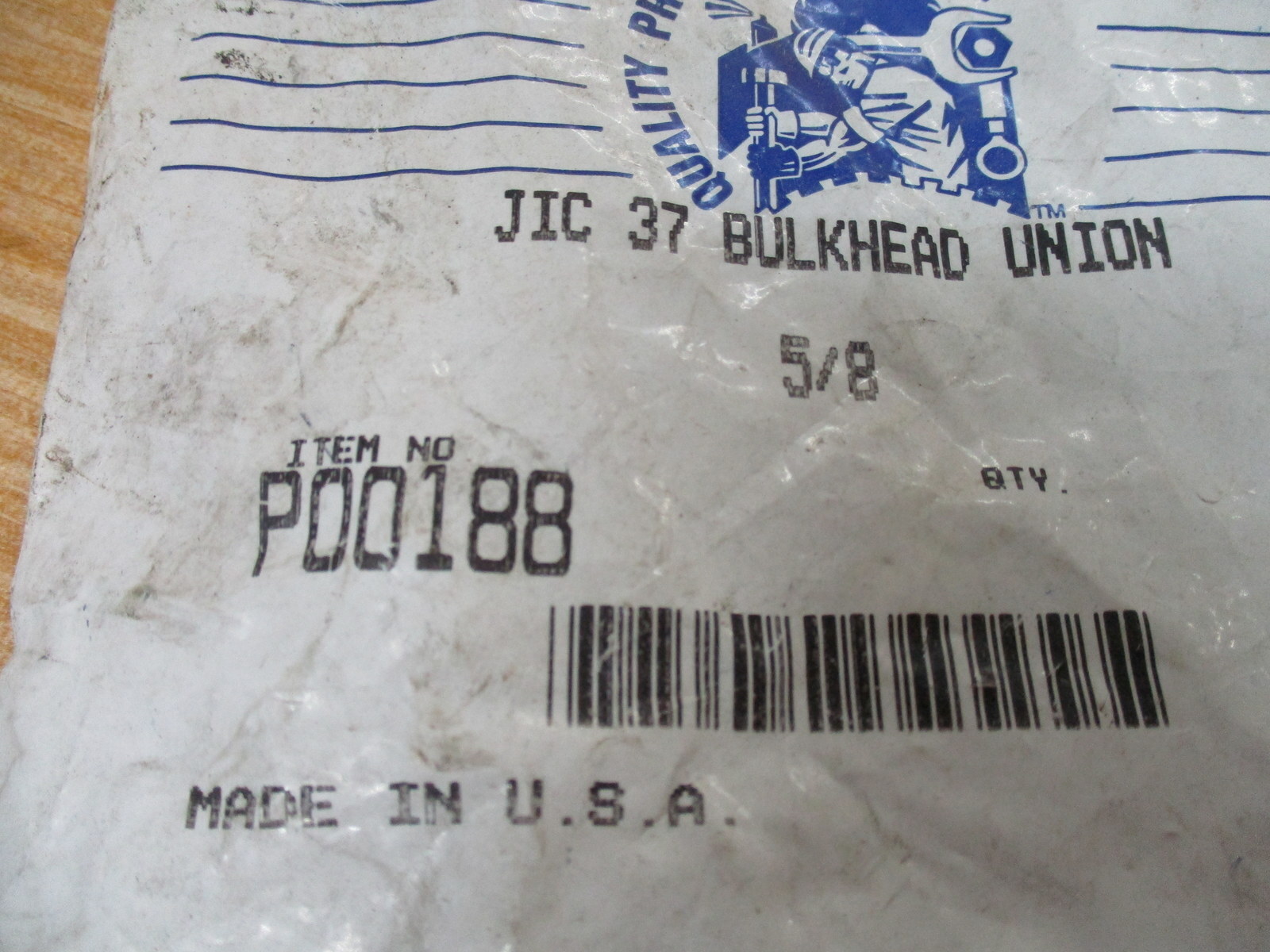 Barnes P00188 JIC 37 Bulkhead Union 5/8″ (Pack of 2)