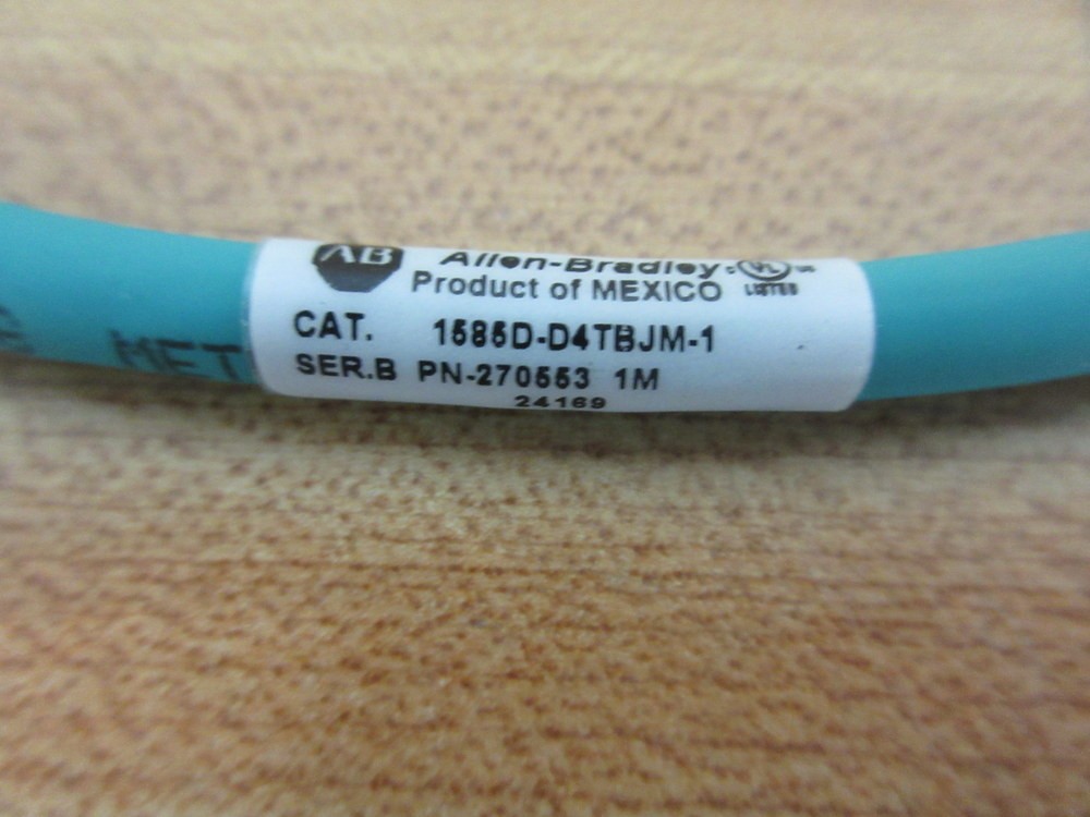 Allen Bradley 1585D-D4TBJM-1 Computer Cable 1585DD4TBJM1 (Pack of 3)