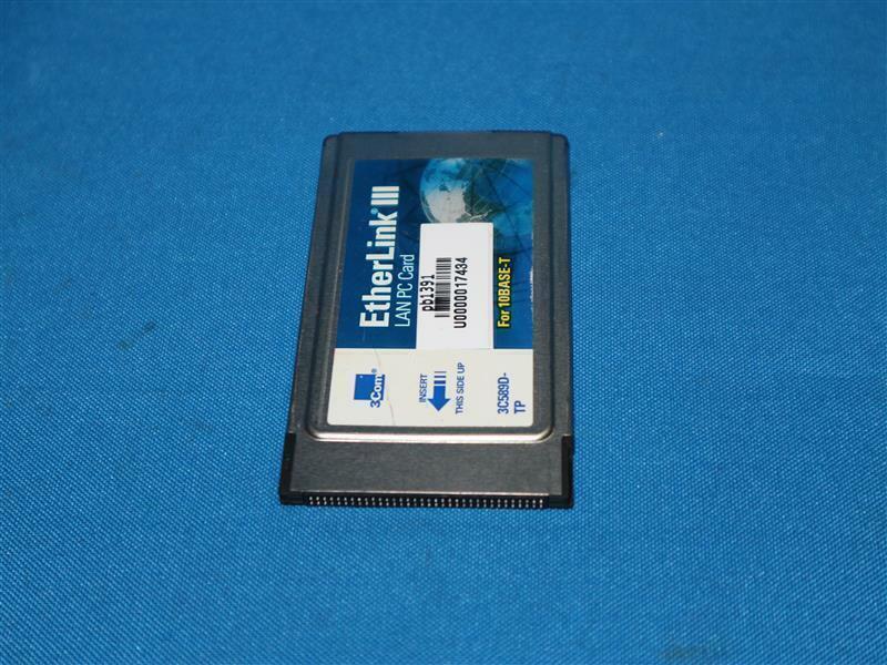 3Com 3C589D-TP 16-0108-000 Rev:B EthernetLink III Lan PC Card for 10BASE-T