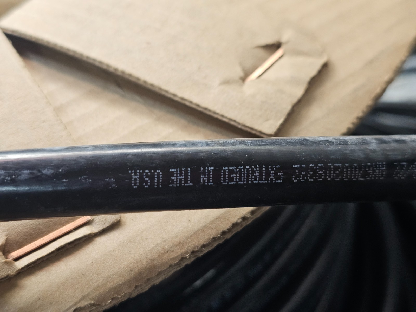 Parker 1120-10B 150ft. Air Brake Tubing, 5/8in. Od, Type B Black Polyester Braid