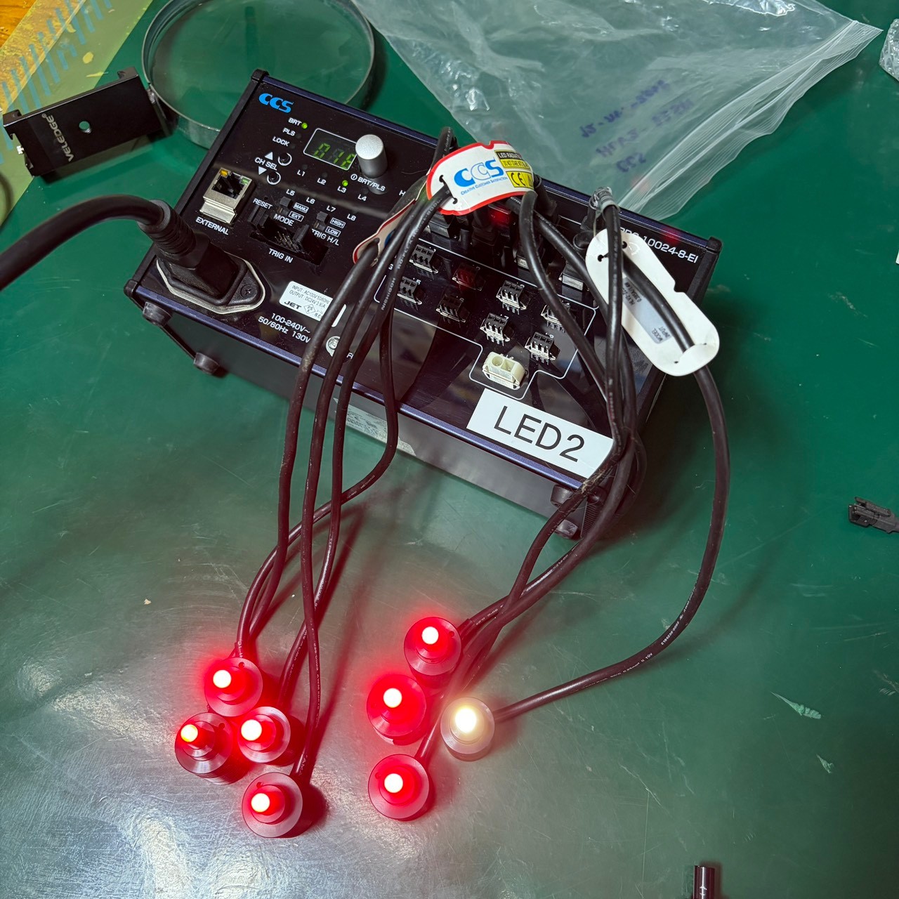 CCS PD3-5024-4-EI Control Unit MISSING LAMP as in photos, sn:9464, Tested, DHL
