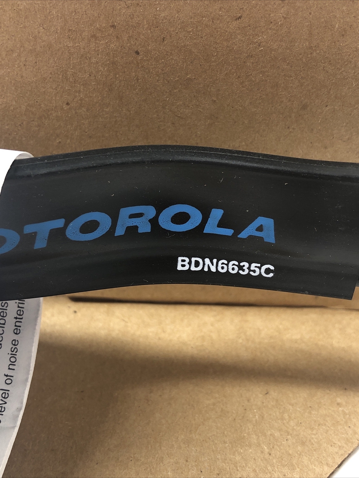 Motorola BDN6635C Heavy Duty Headset with Noise Cancelling Boom Mic